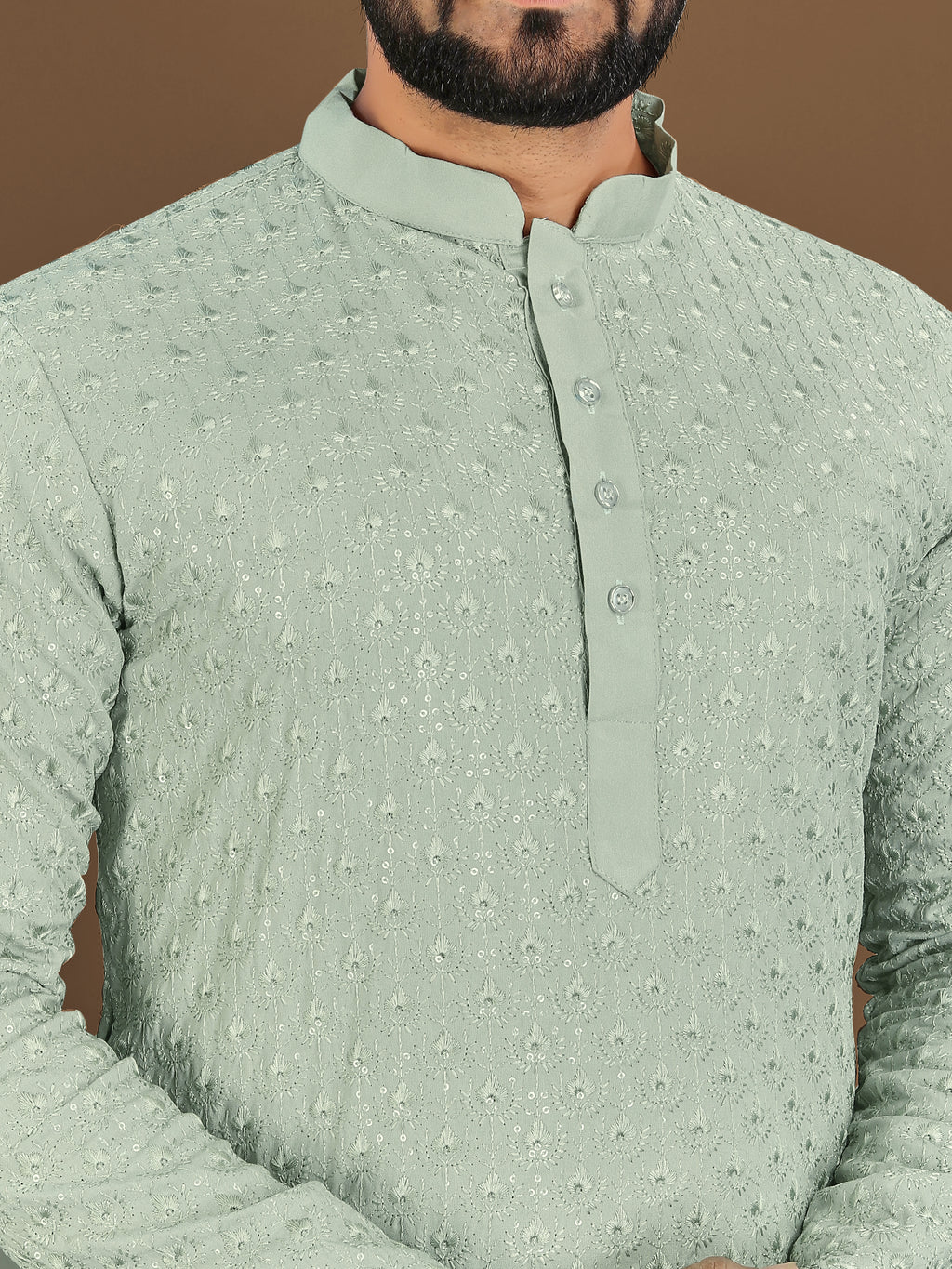Men’s Lotus Rayon Kurta Pista