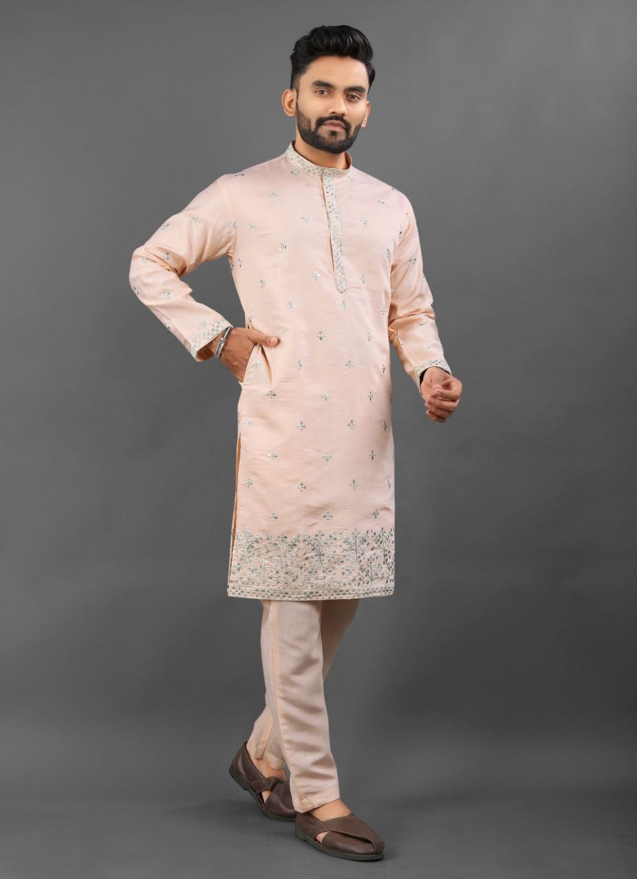 Men's Heritage Glory Russian Silk Beach Kurta Set