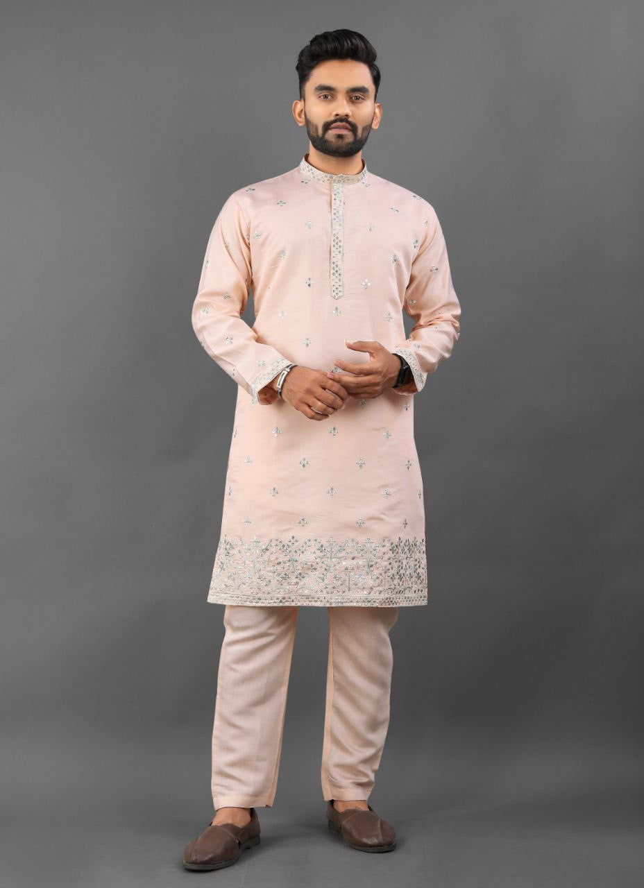 Men's Heritage Glory Russian Silk Beach Kurta Set