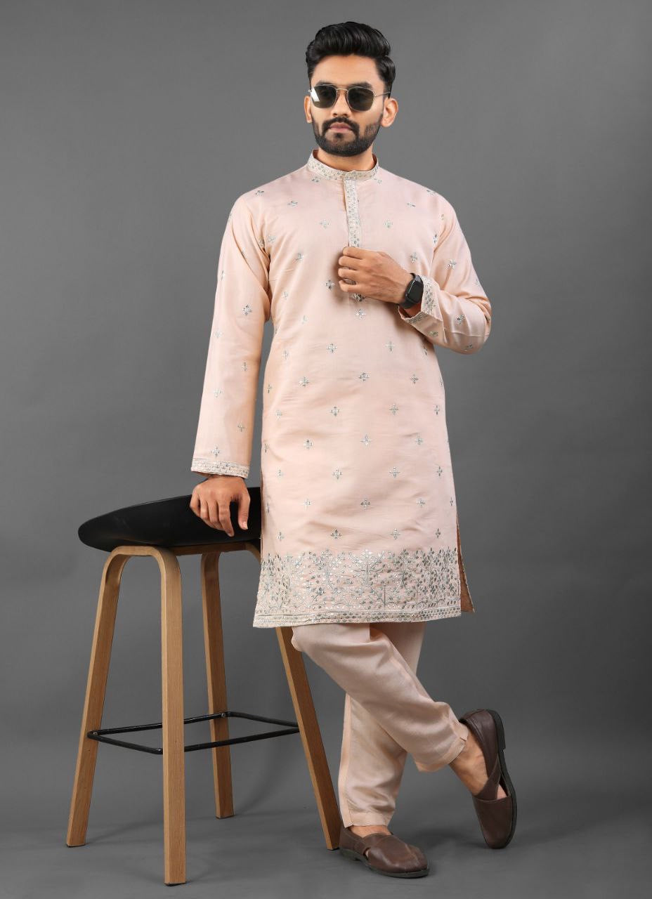 Men's Heritage Glory Russian Silk Beach Kurta Set