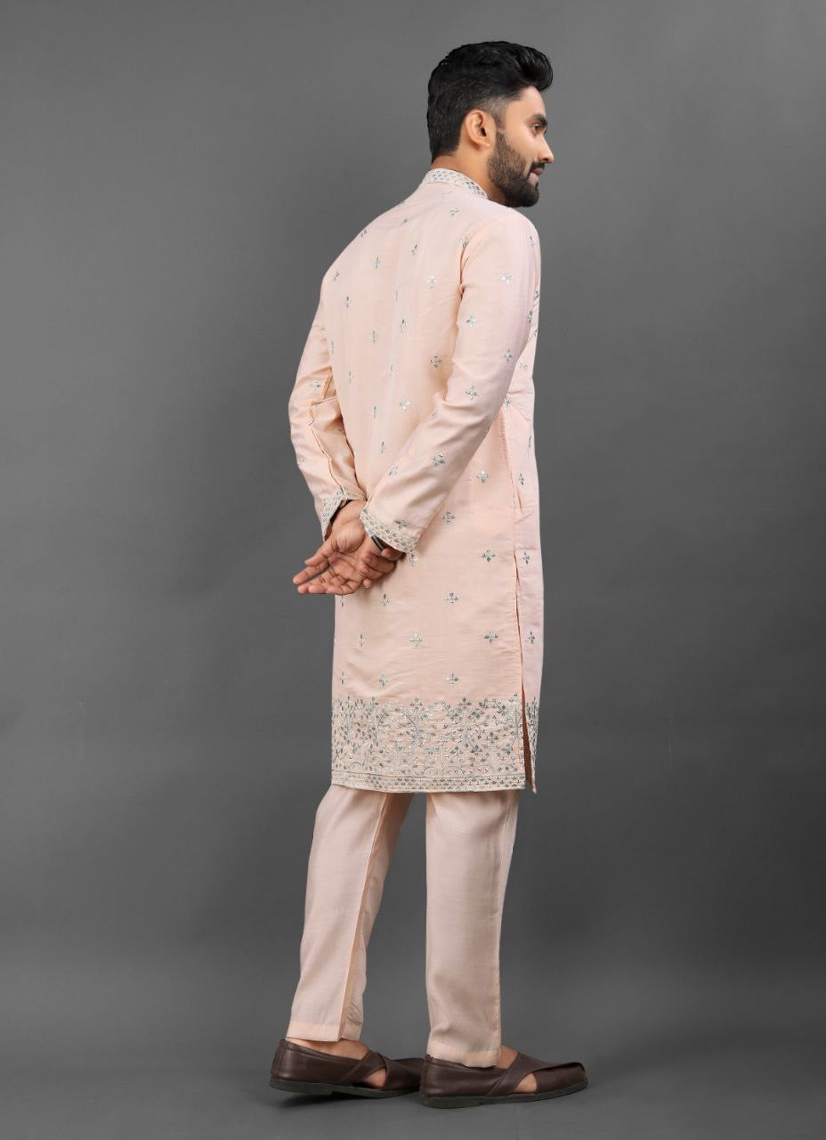Men's Heritage Glory Russian Silk Beach Kurta Set