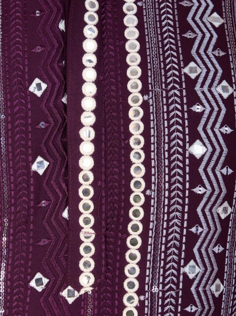 Men's Majestic Charm Silk Cotton Wine Kurta
