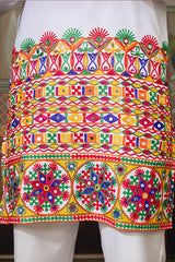 Men's Traditional Designer White Kurta